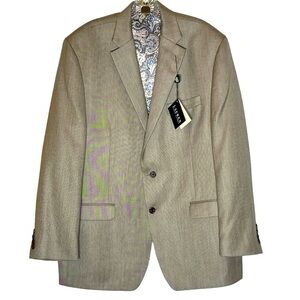 NWT Lauren Ralph Lauren Lela 14RX8188 Men's Tan Blazer Jacket 44 Regular